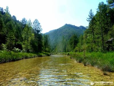 Río Escabas-Serranía Cuenca; cascadas naturales excursiones en almeria viajes puente inmaculada